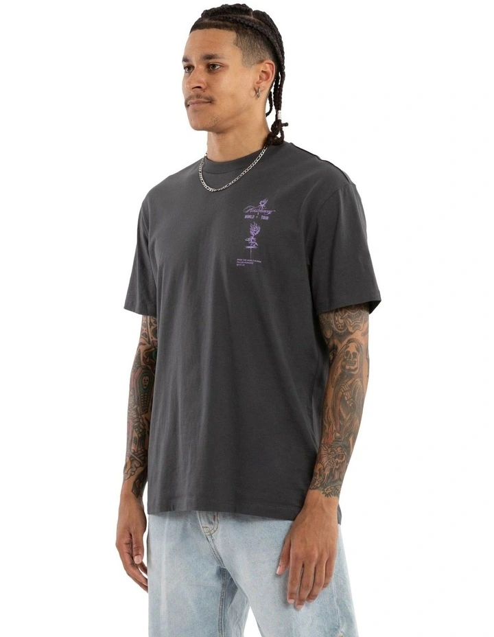 Division Relaxed Tee in Grey image 3