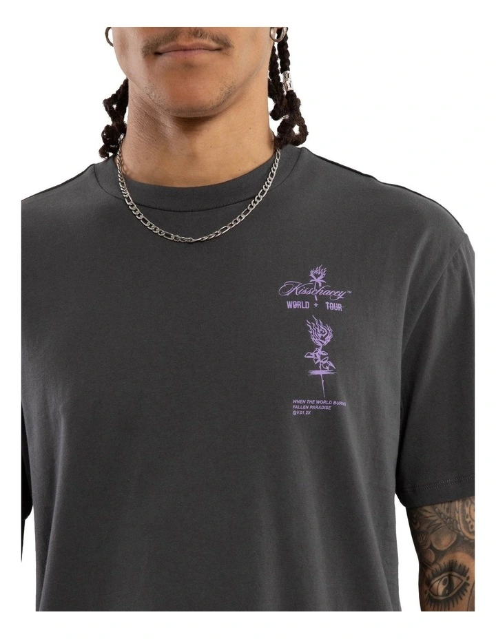 Division Relaxed Tee in Grey image 4