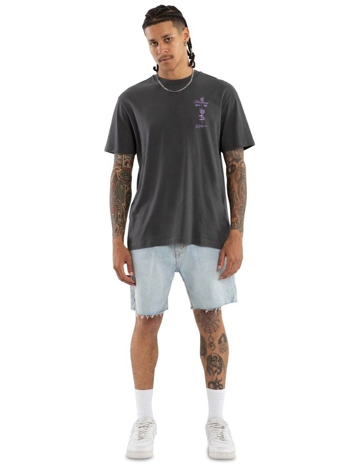 Division Relaxed Tee in Grey image 6
