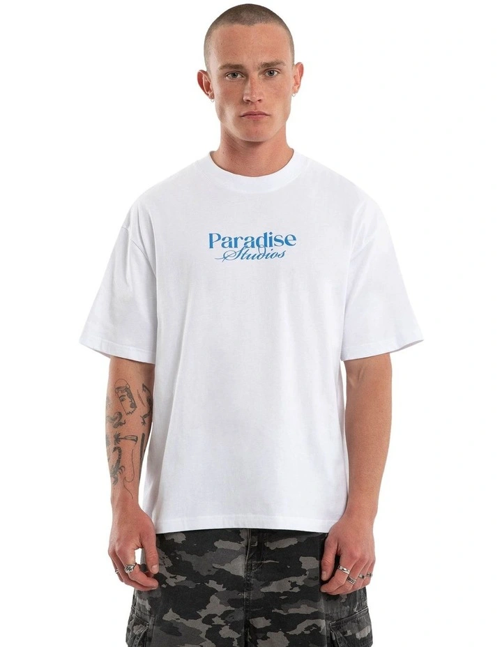 Coasta Street Tee in White image 2