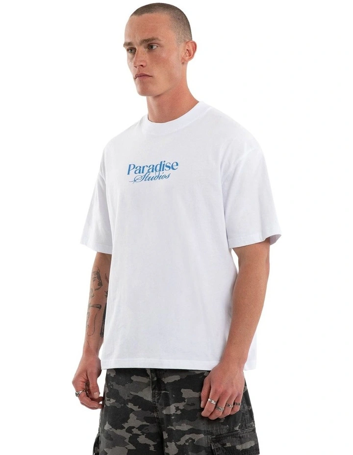 Coasta Street Tee in White image 3