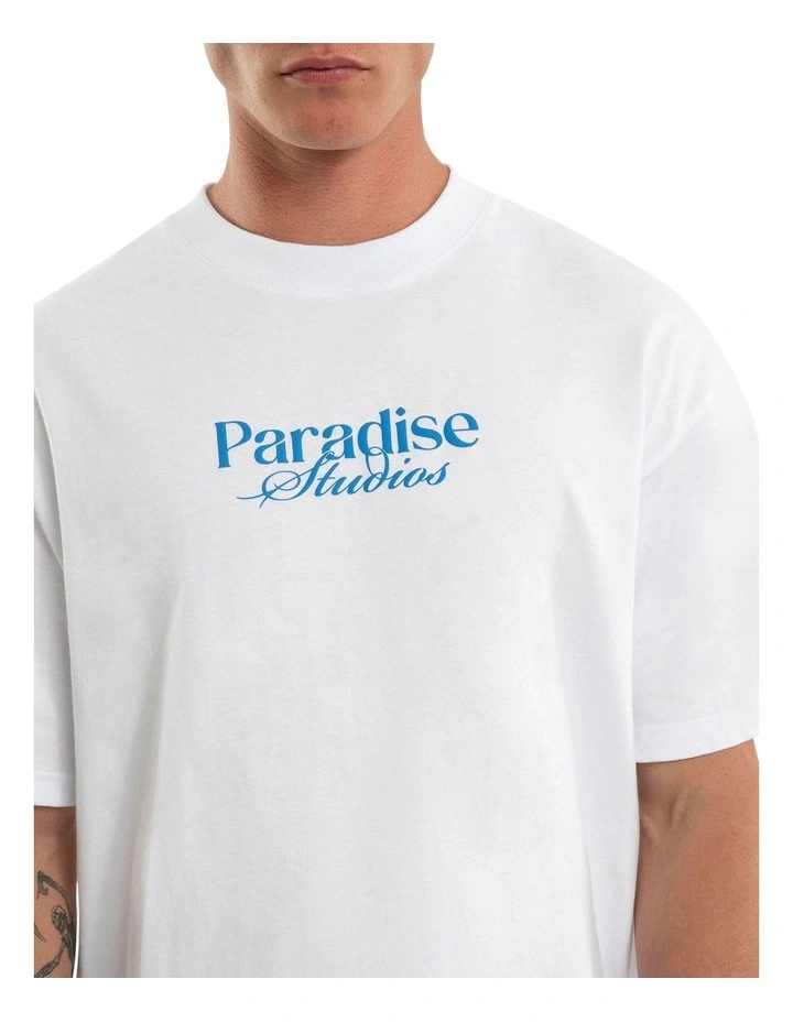 Coasta Street Tee in White image 4