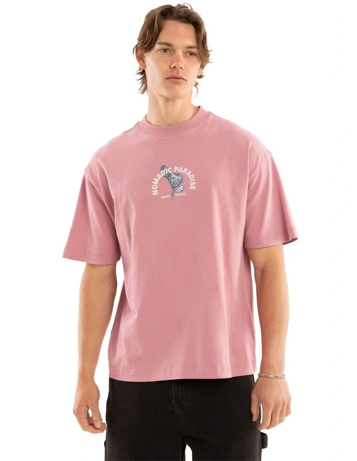 Paradinia Street Tee in Pink image 1