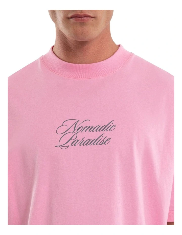 Suites Street Tee in Pink image 4