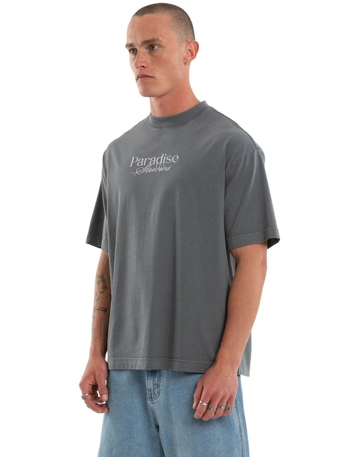 Merch Street Tee in Grey image 3