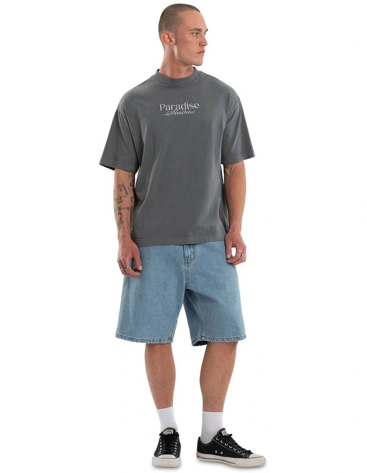 Merch Street Tee in Grey image 6