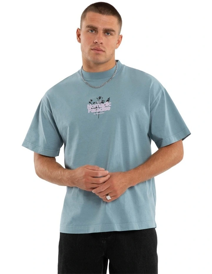 Tides Street Tee in Blue image 2