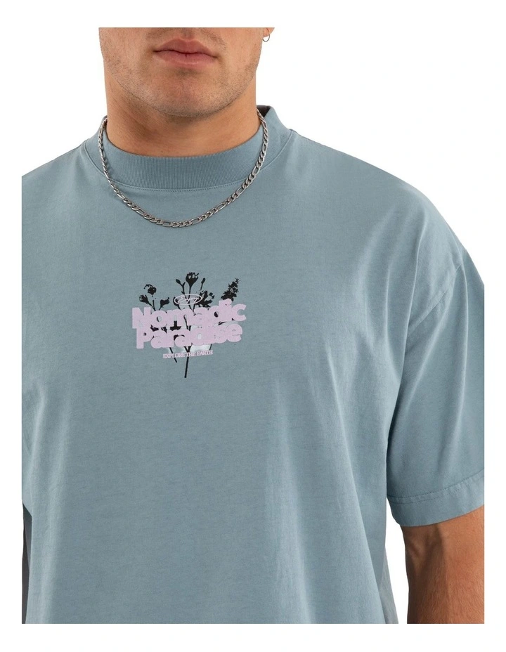 Tides Street Tee in Blue image 4