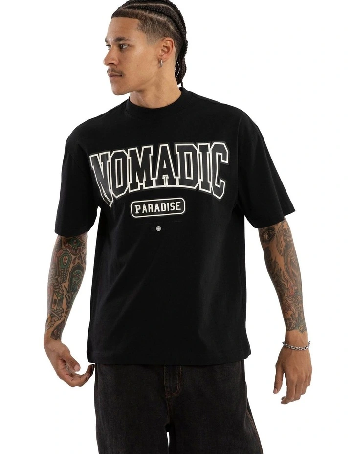 Haramosh Street Tee in Black image 1