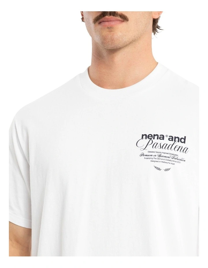 Written Classic Tee in White image 4