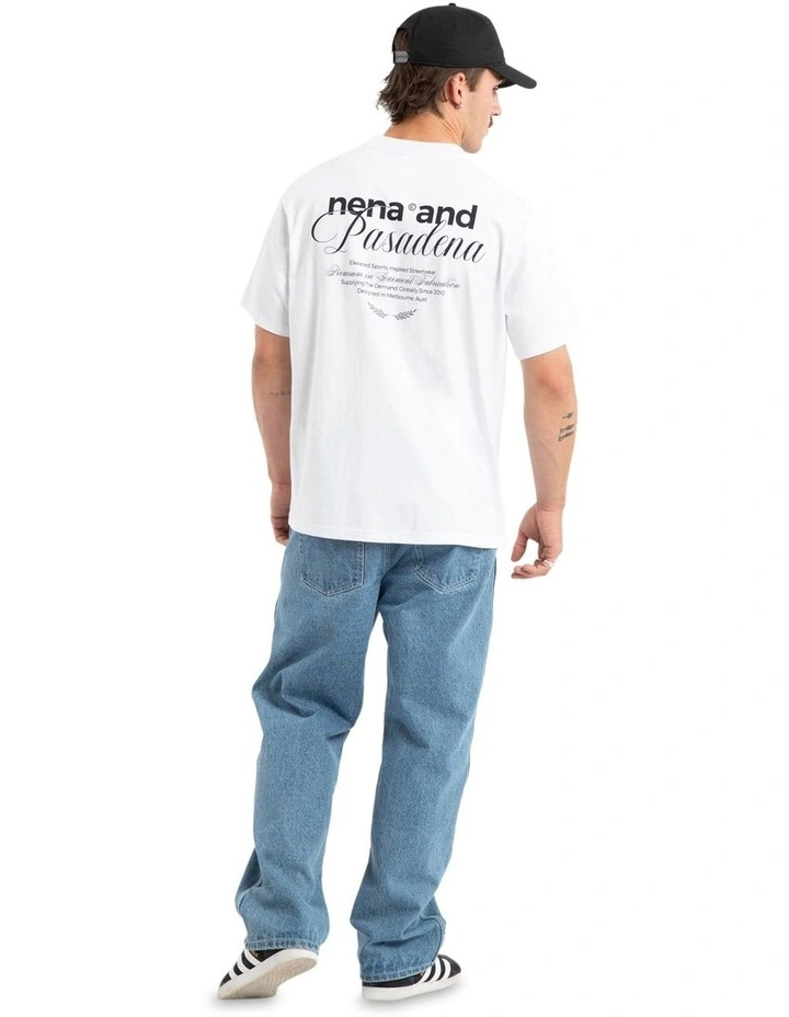 Written Classic Tee in White image 5