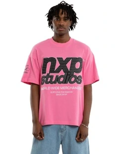 Frontier Raptor Tee in Pink