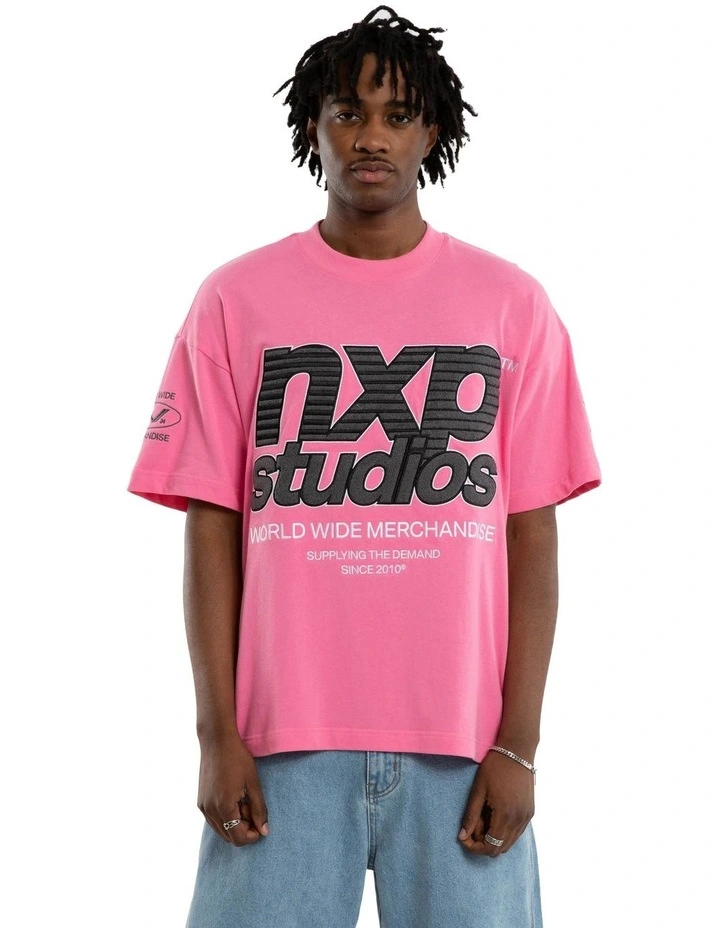 Frontier Raptor Tee in Pink image 1