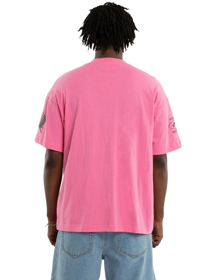 Frontier Raptor Tee in Pink image 2