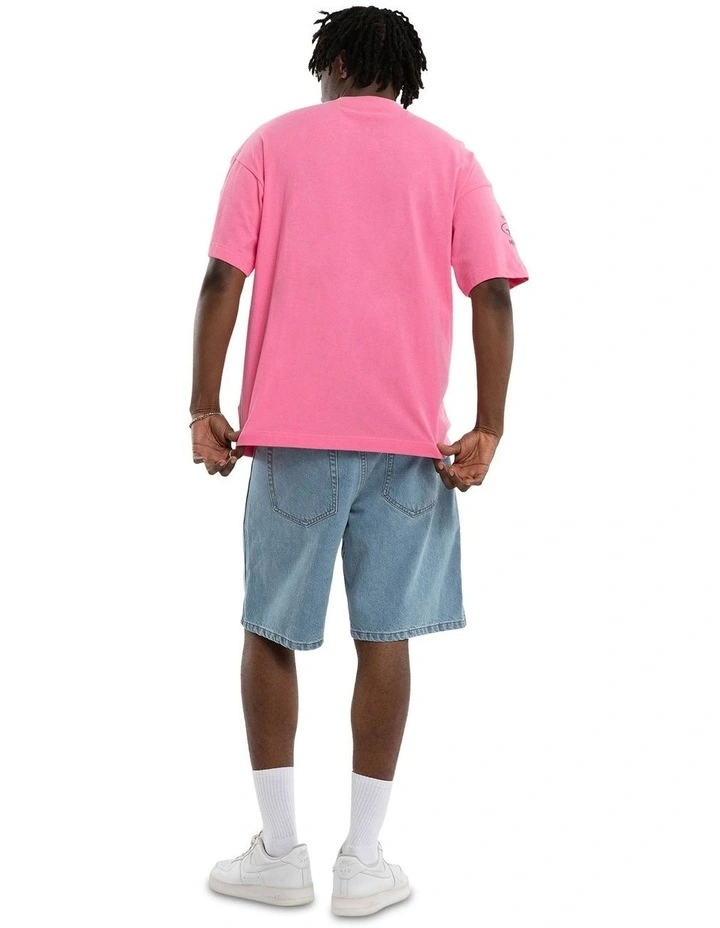 Frontier Raptor Tee in Pink image 5
