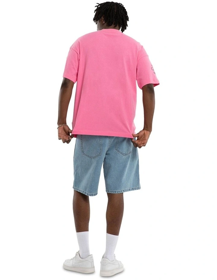 Frontier Raptor Tee in Pink image 6