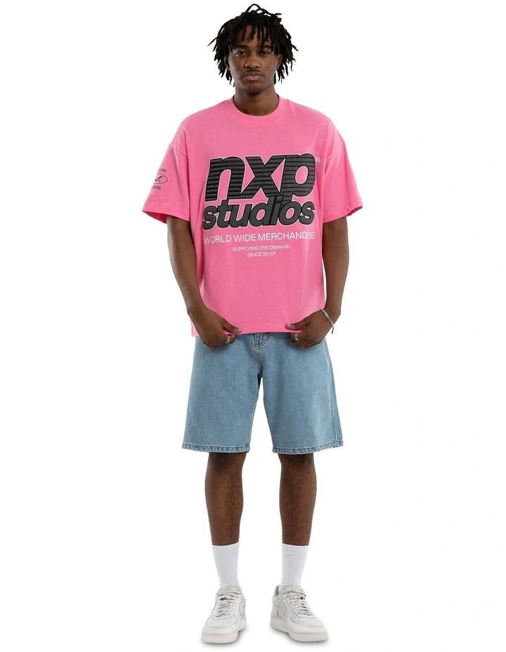 Frontier Raptor Tee in Pink image 7