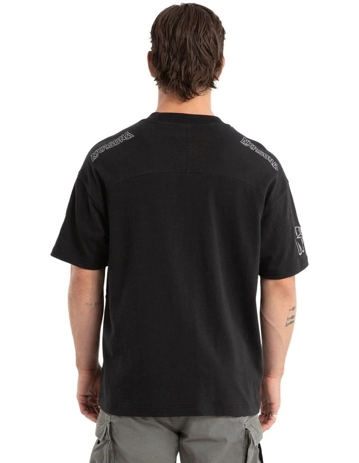 Beatdown Raptor Tee in Jet Black image 2