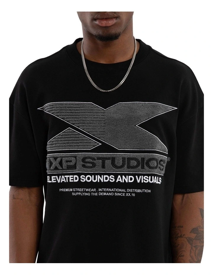 Exile Loopback Raptor Tee in Black image 4