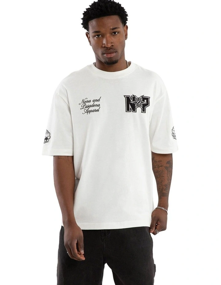 Figures Oversized Tee in Natural White image 2