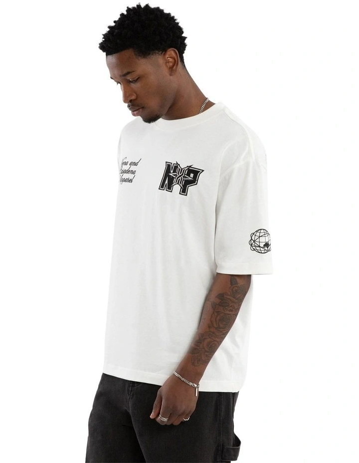 Figures Oversized Tee in Natural White image 3