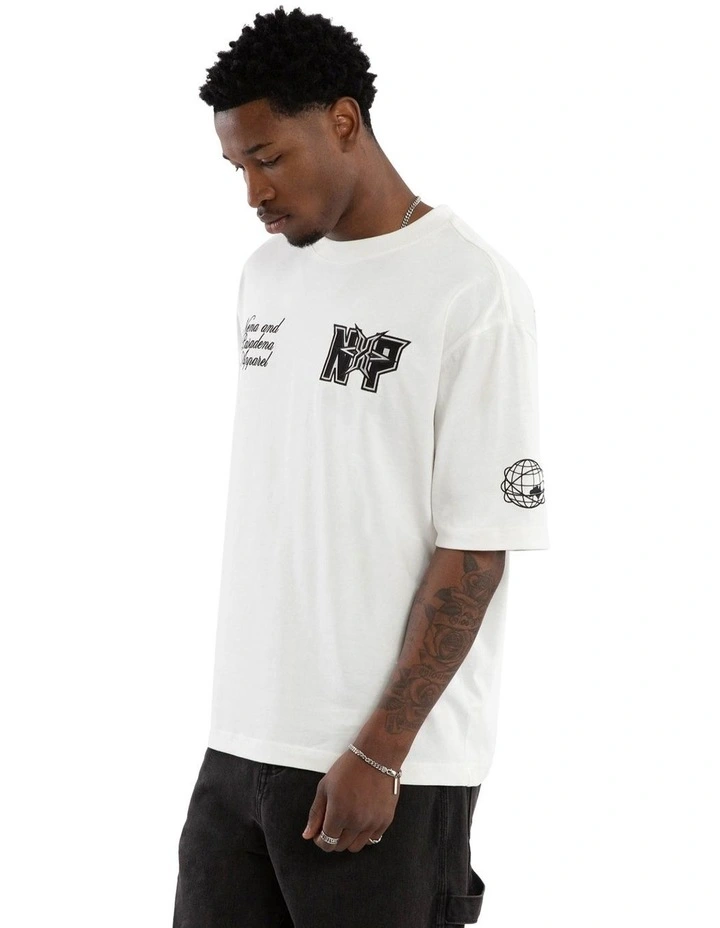 Figures Oversized Tee in Natural White image 3