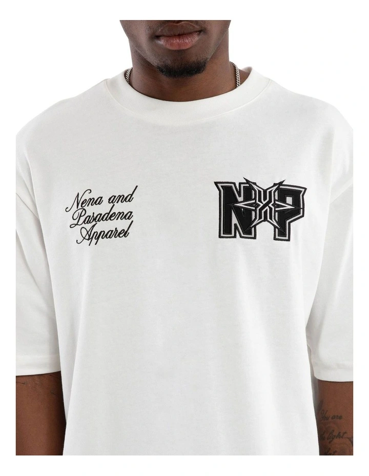 Figures Oversized Tee in Natural White image 4