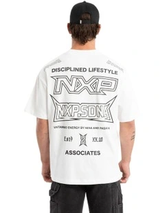 Grand Raptor Tee in Natural White