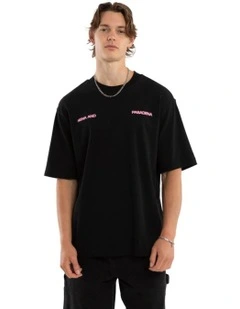 Mystic Oversized Tee in Black