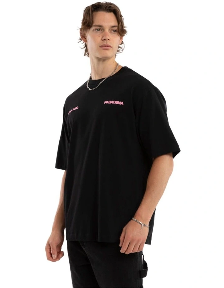 Mystic Oversized Tee in Black image 3