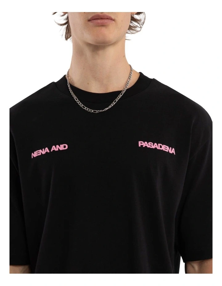 Mystic Oversized Tee in Black image 4