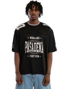 Mixer Football Jersey T-shirt in Black