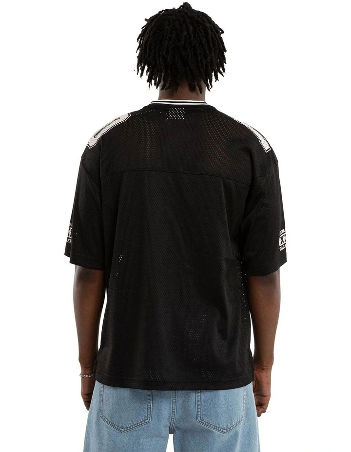 Mixer Football Jersey T-shirt in Black image 2