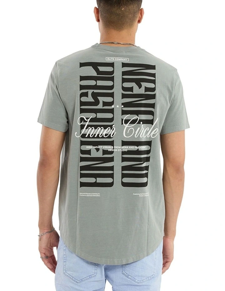 Dynamic Dual Curved Tee in Pigment Neutral Grey image 1