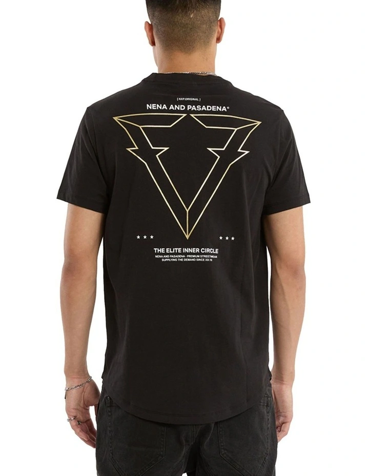 Forge Dual Curved Tee in Jet Black image 2