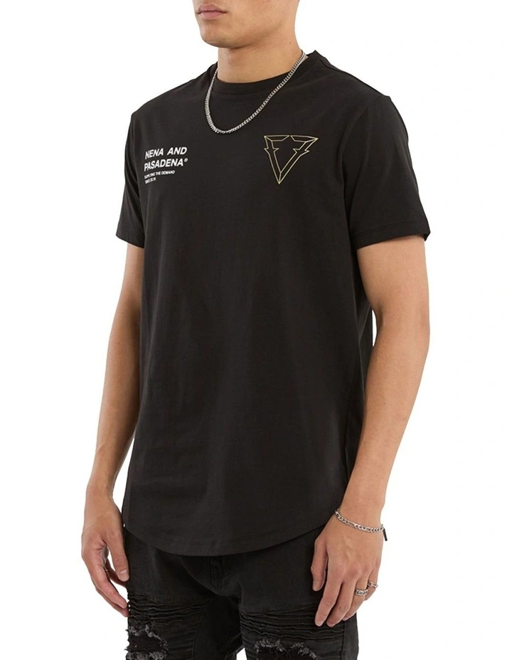 Forge Dual Curved Tee in Jet Black image 5