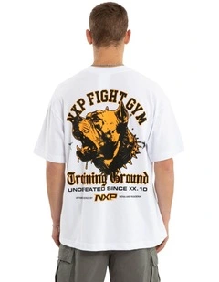 Beast Mode Raptor Tee in White