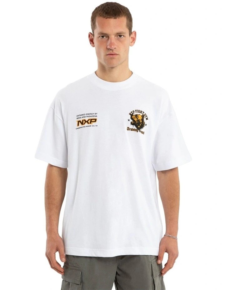 Beast Mode Raptor Tee in White image 2