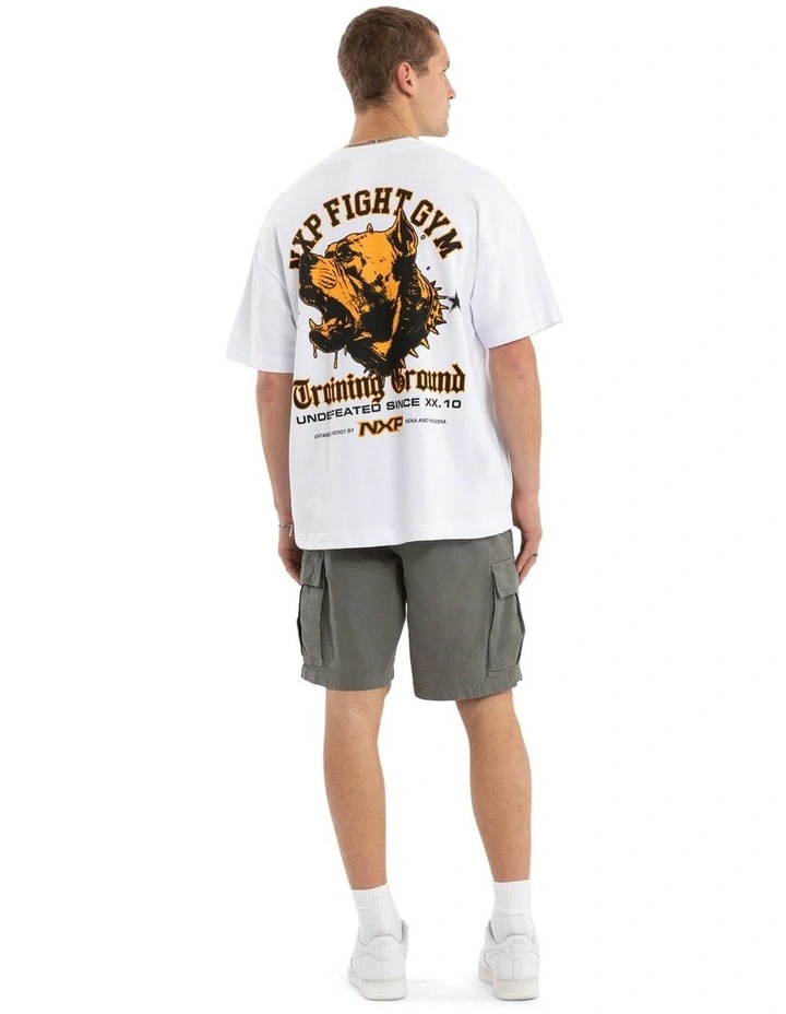 Beast Mode Raptor Tee in White image 3