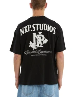 Conquer Raptor Tee in Jet Black