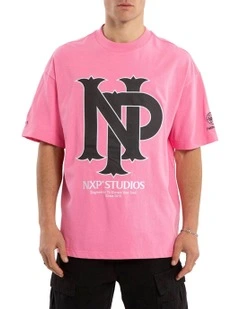 Preach Raptor Tee in Pink