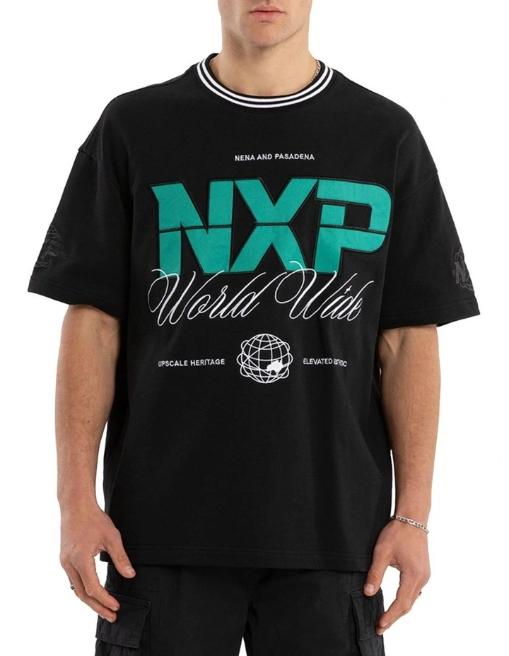 Fame Loopback Raptor Tee in Black image 1