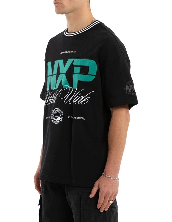 Fame Loopback Raptor Tee in Black image 3