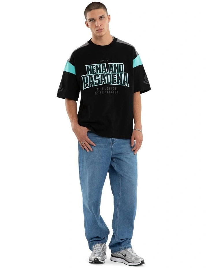 Conquer Loopback Raptor Tee in Multi image 6