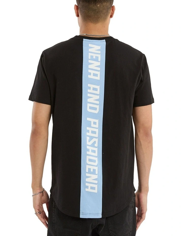 Synergy Dual Curved Tee in Black image 2