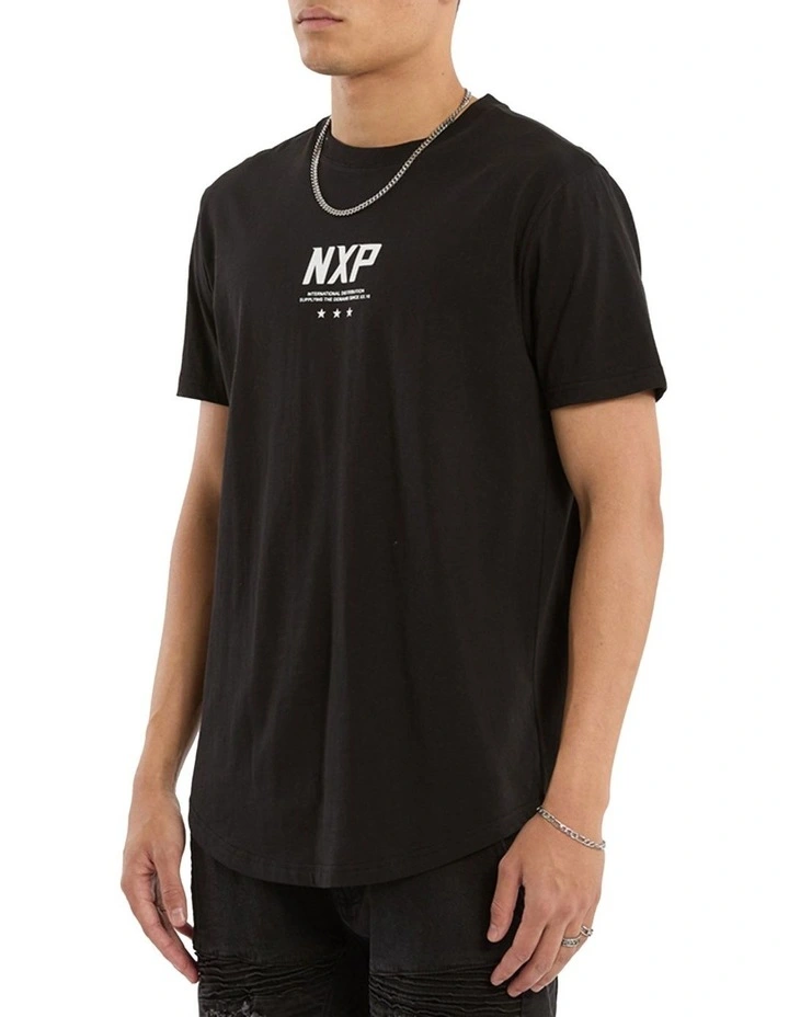 Synergy Dual Curved Tee in Black image 5