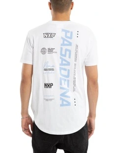 Unified Dual Curved Tee in White