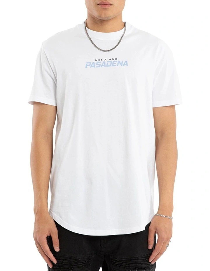 Unified Dual Curved Tee in White image 2