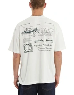 Audiophile Raptor Tee in White