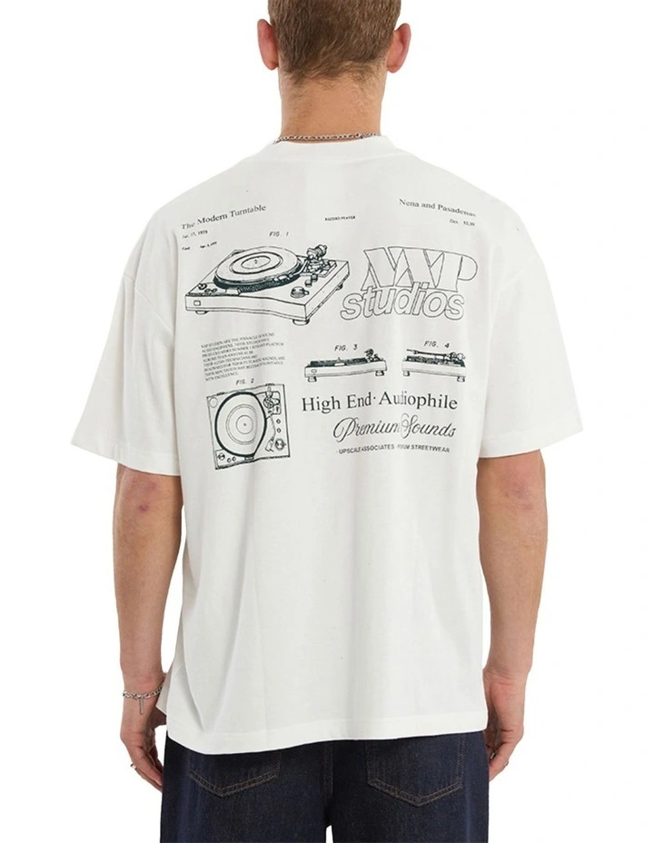 Audiophile Raptor Tee in White image 2